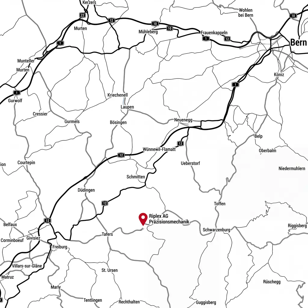 Standort Riplex AG, Hauptstrasse 11, 1713 St. Antoni FR